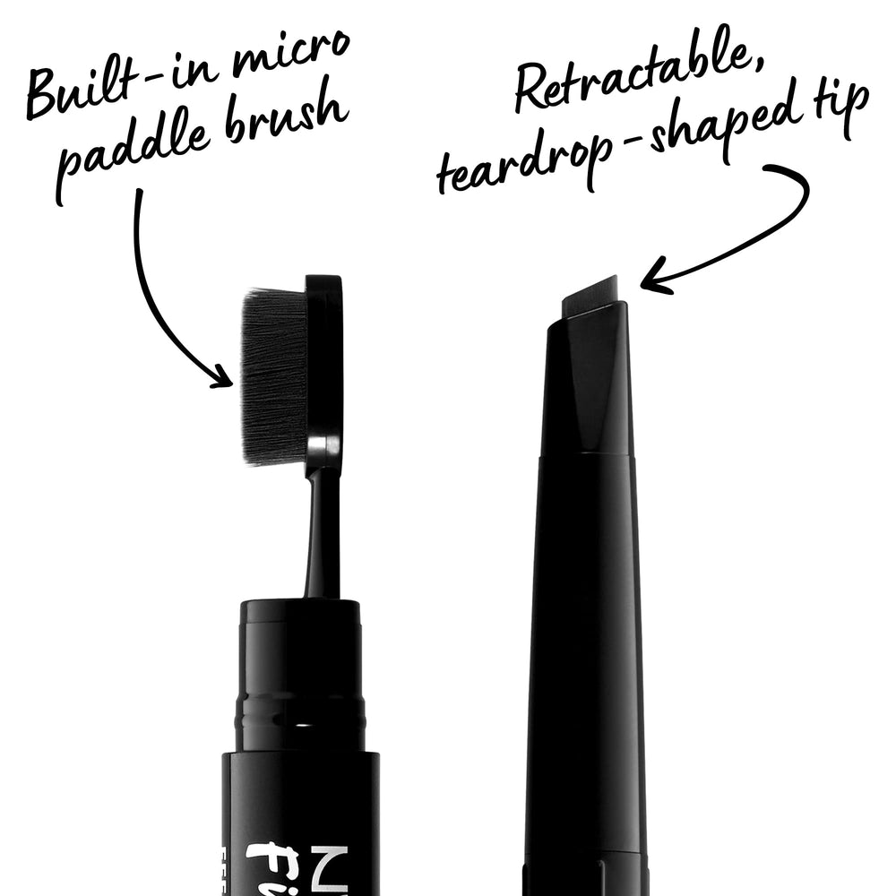 NYX cejas: fórmula cerosa suave para textura mezclable