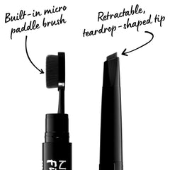 NYX cejas: fórmula cerosa suave para textura mezclable
