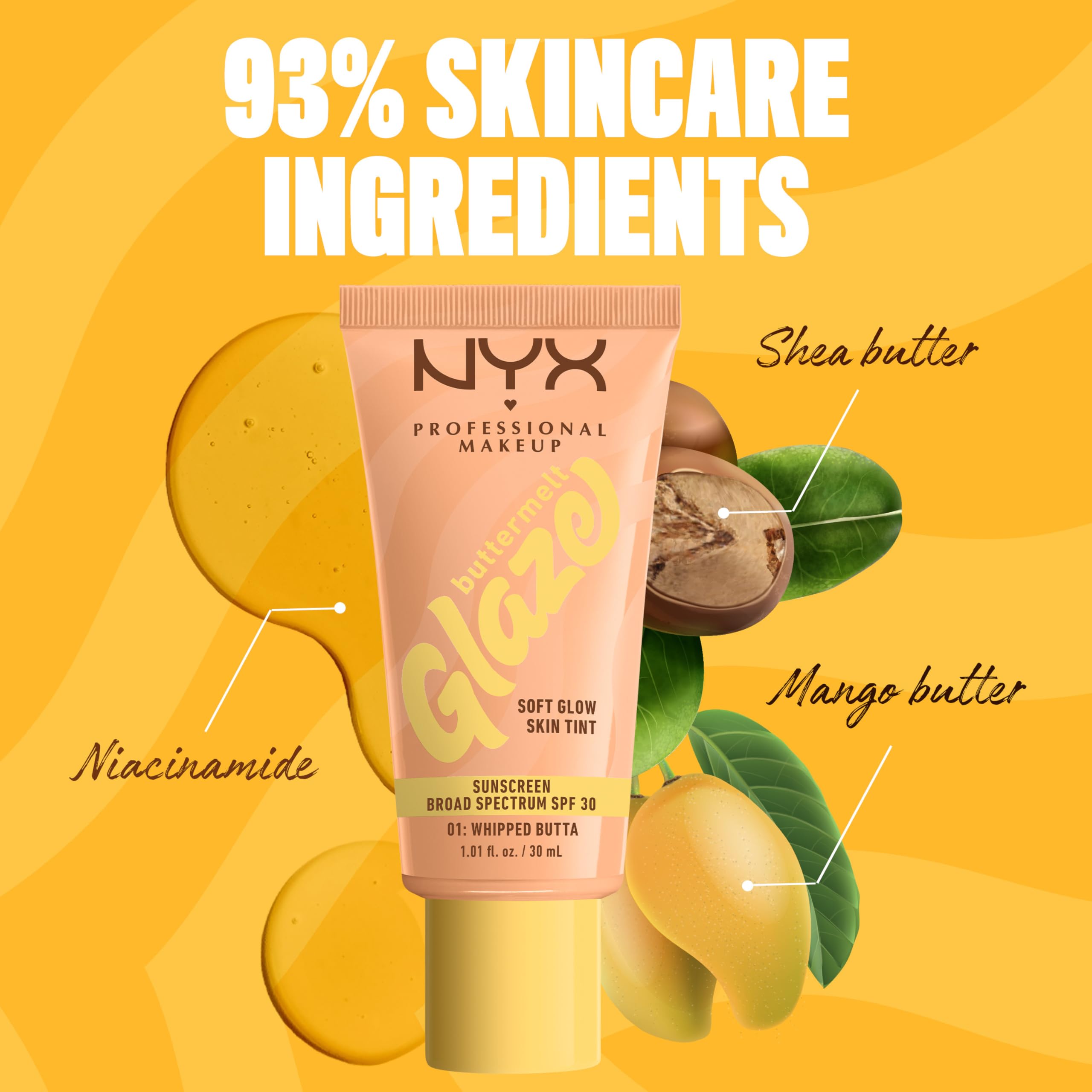 Glazed Donut Skin finish on complexion offers radiant luminosity.