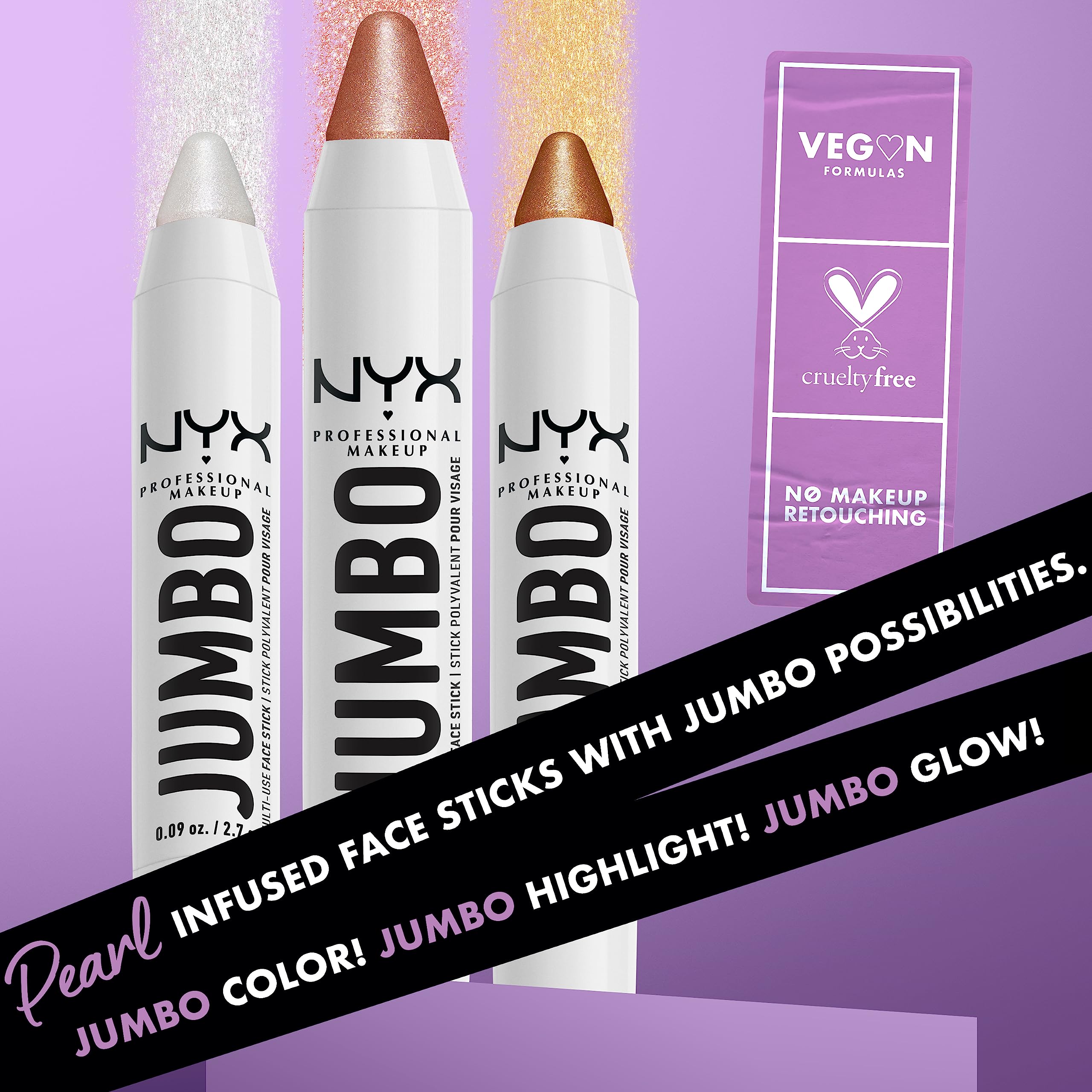 NYX PROFESSIONAL MAKEUP Jumbo Coconut Cake: destello sutil para destacar rasgos faciales