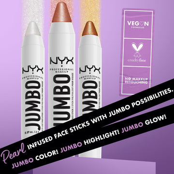 NYX PROFESSIONAL MAKEUP Jumbo Coconut Cake: destello sutil para destacar rasgos faciales