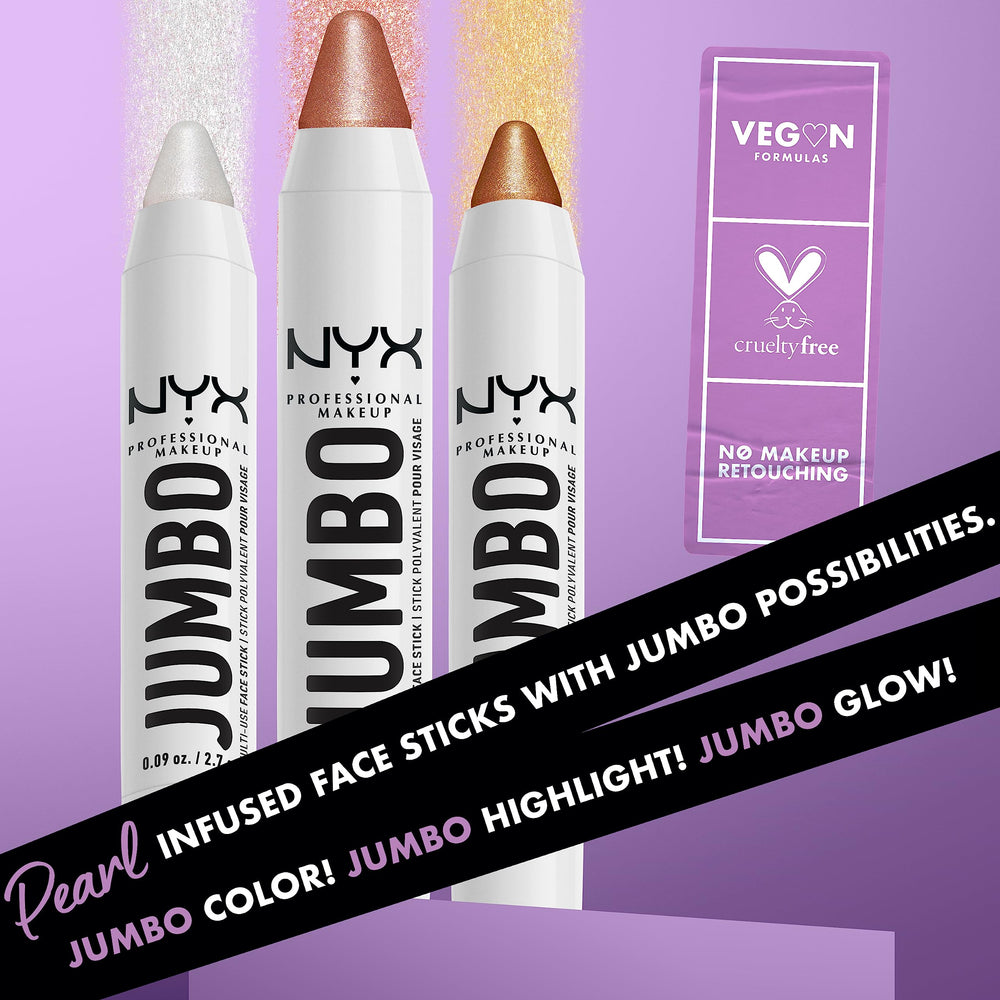 NYX PROFESSIONAL MAKEUP Jumbo Coconut Cake: destello sutil para destacar rasgos faciales