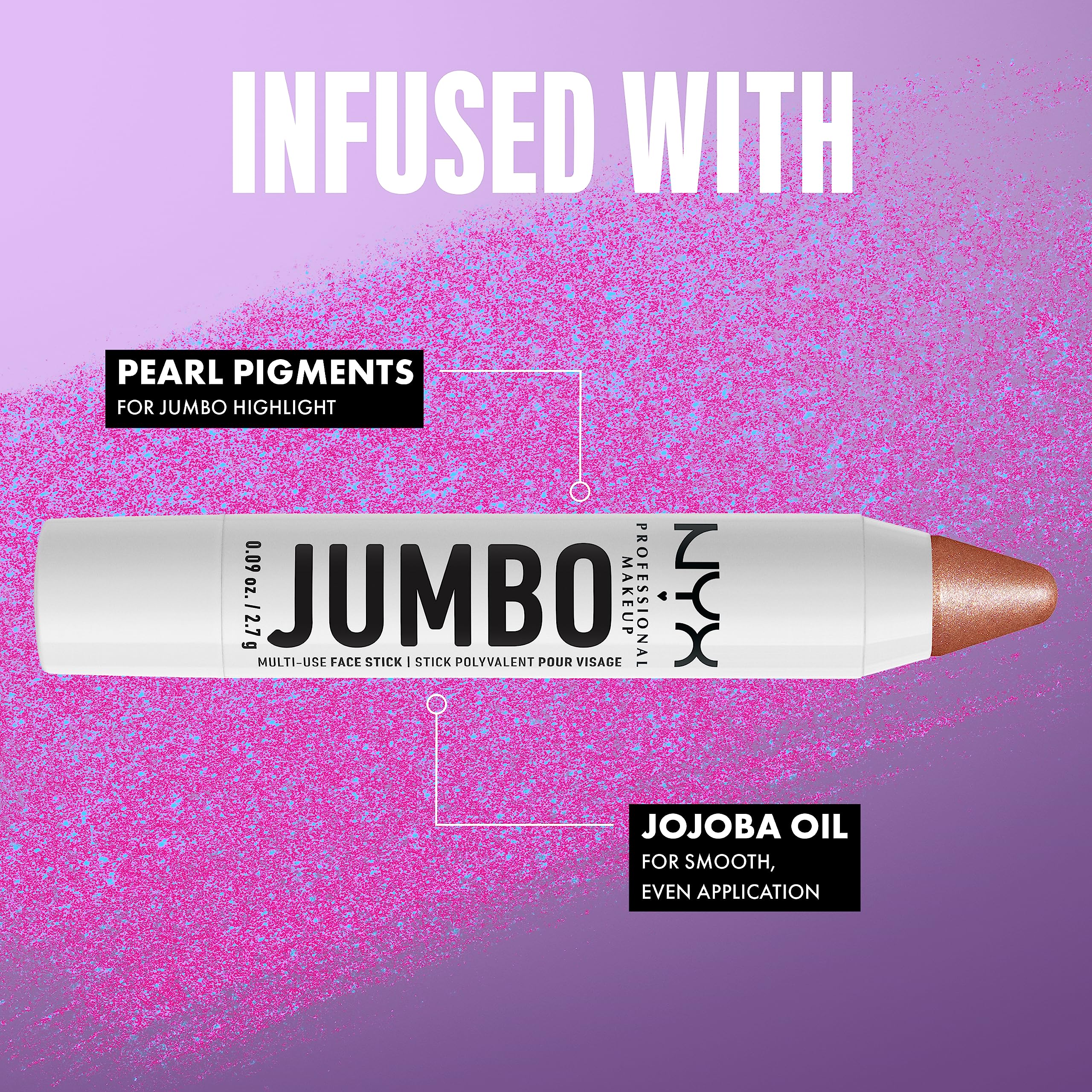 NYX PROFESSIONAL MAKEUP Jumbo Coconut Cake: difuminación facial rápida gracias a la textura ligera