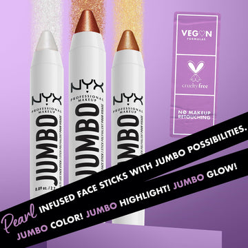 NYX Jumbo Multi-Use Face Sticks Flan, apto para capas ligeras o más intensas
