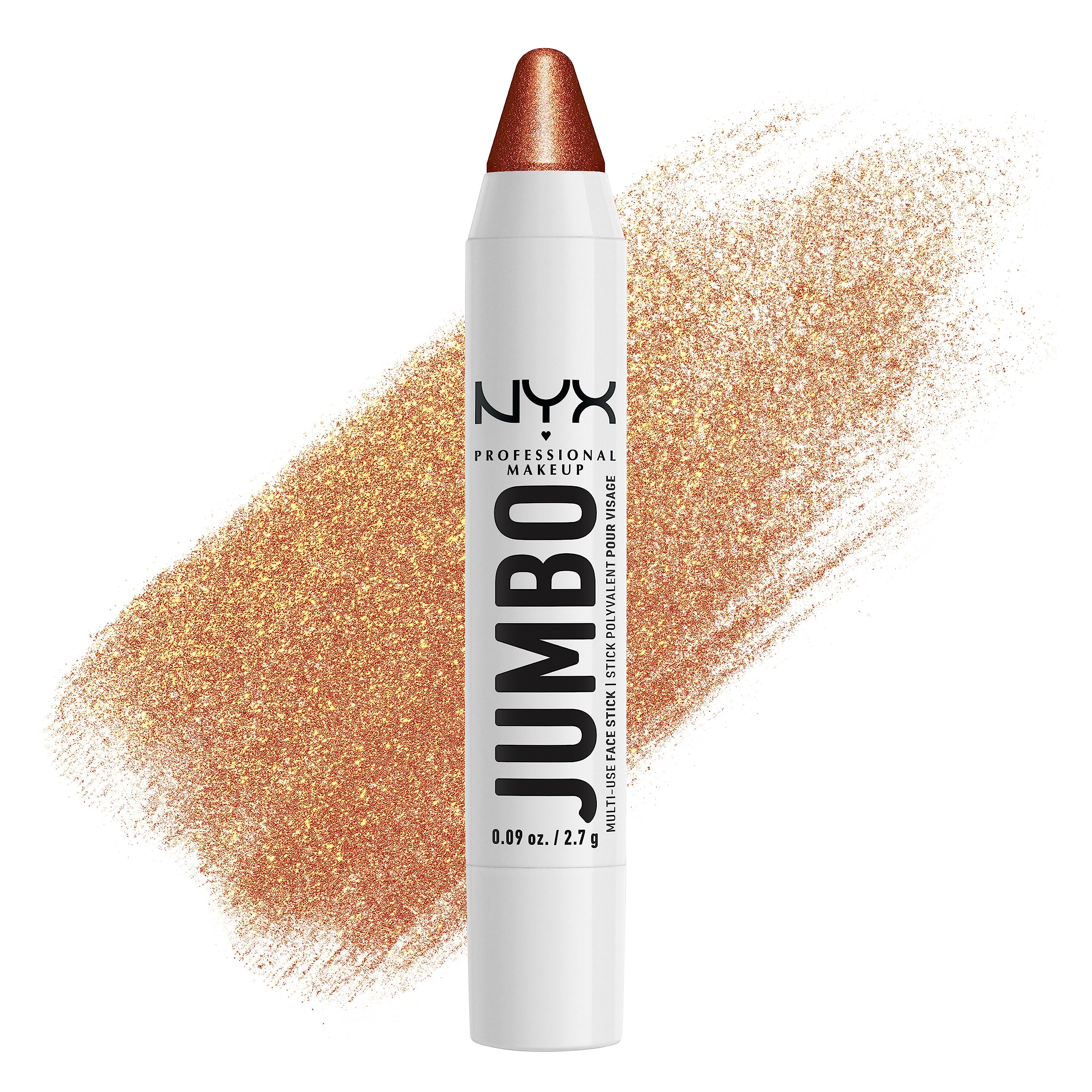 NYX Jumbo Multi-Use Face Sticks Flan, empaque compacto para retoques en cualquier lugar