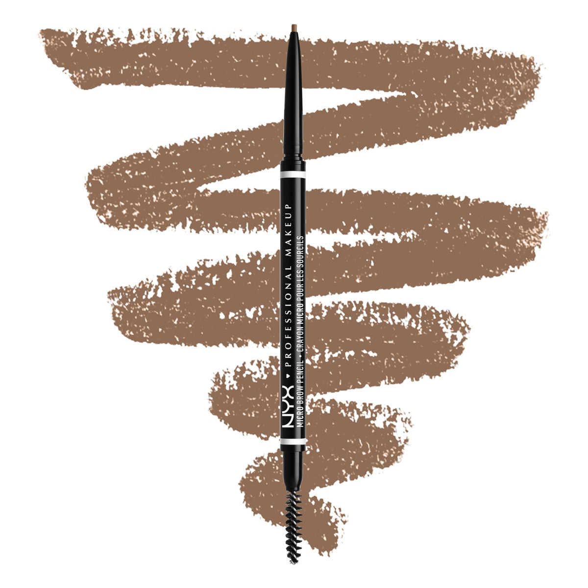 NYX PROFESSIONAL MAKEUP lapiz cejas micro taupe: definicion precisa para rellenar con naturalidad.
