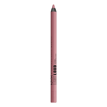 Lápiz perfil labial Loud Fierce Flirt de NYX, definición precisa y color intenso.