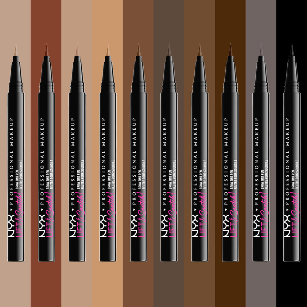 Acabado natural con NYX Lift & Snatch, desde suave hasta marcado.