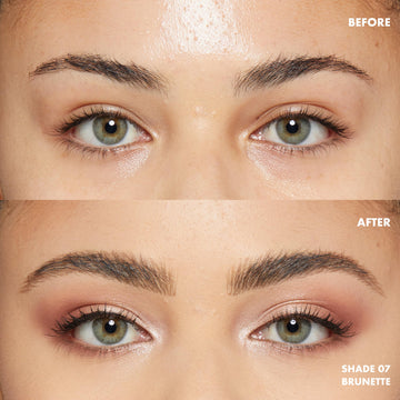 Tinta castaño de NYX Lift & Snatch define cejas con color duradero.
