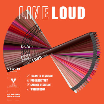 Aplicación suave de Line Loud para un contorno perfecto.