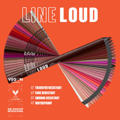 Aplicación suave de Line Loud para un contorno perfecto.