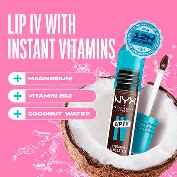 NYX Lip IV: tecnología de ruptura de agua para pigmentos ligeros.