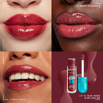 Lip IV de NYX: tinte labial natural rosado para aspecto suave