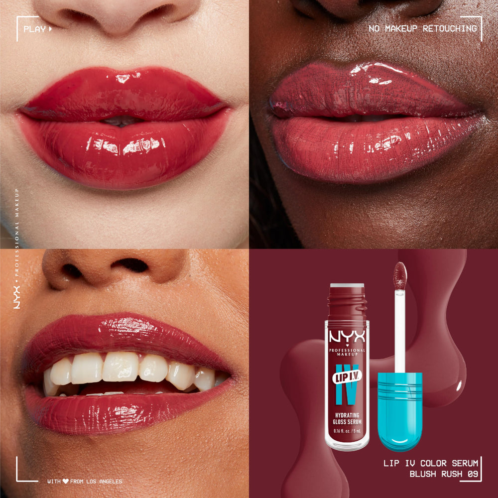 Lip IV de NYX: tinte labial natural rosado para aspecto suave