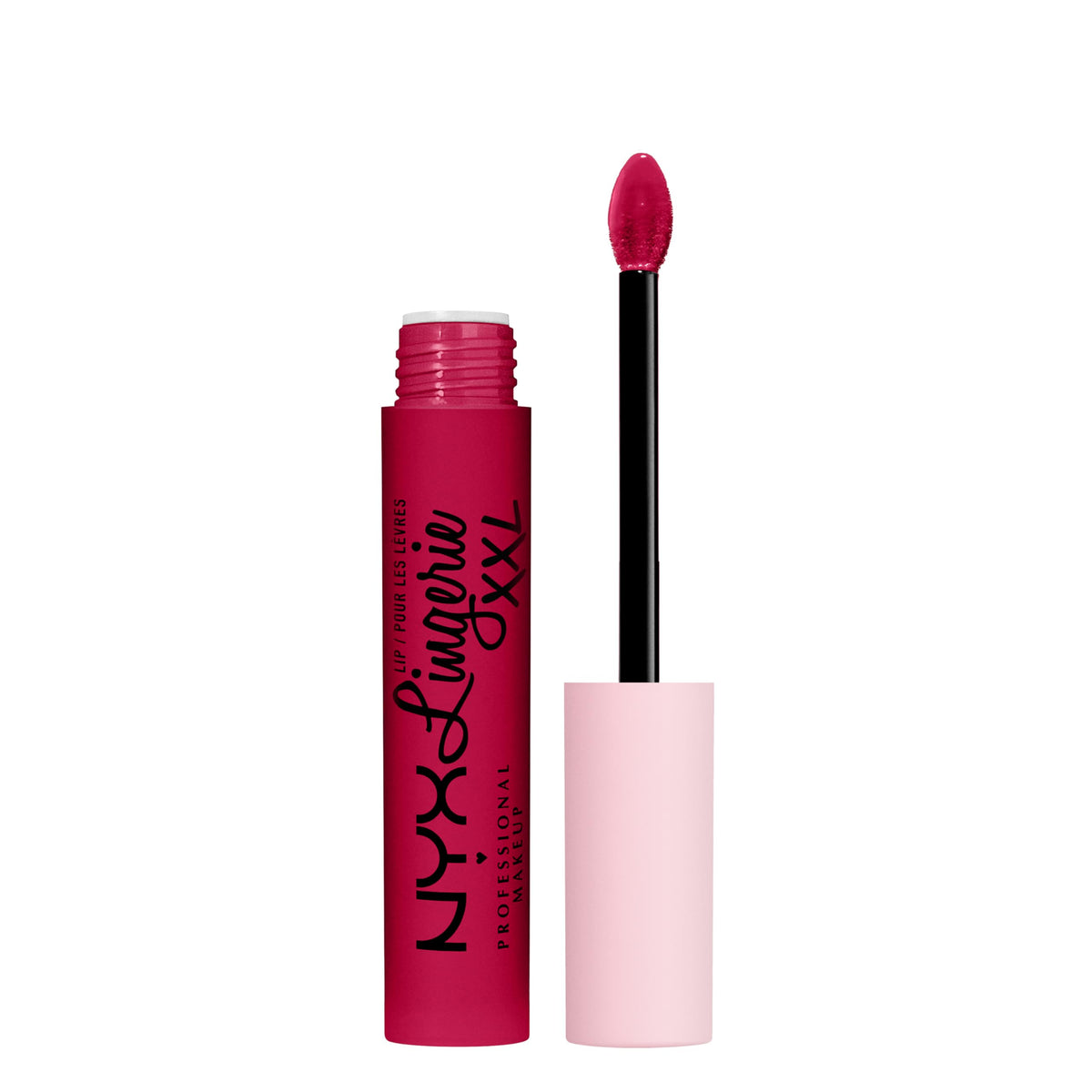 NYX Lip Lingerie XXL Matte Stamina, envase elegante para un look duradero