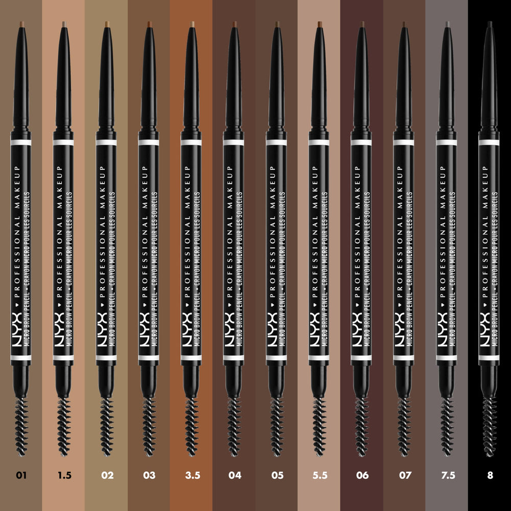 NYX Micro Brow Pencil: definición natural que dura todo el día.