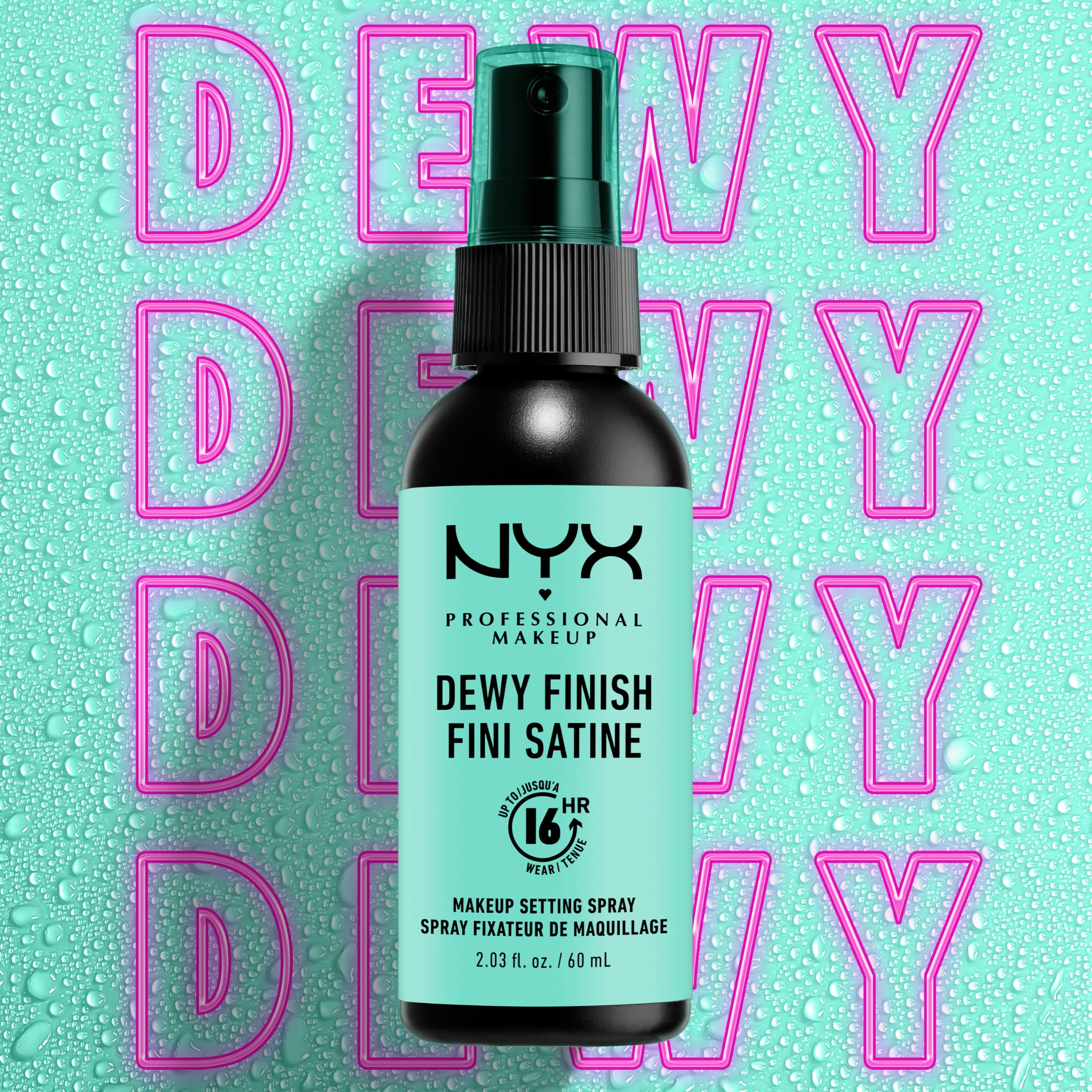 Fijador NYX Professional Makeup para uso diario y retoques rápidos.