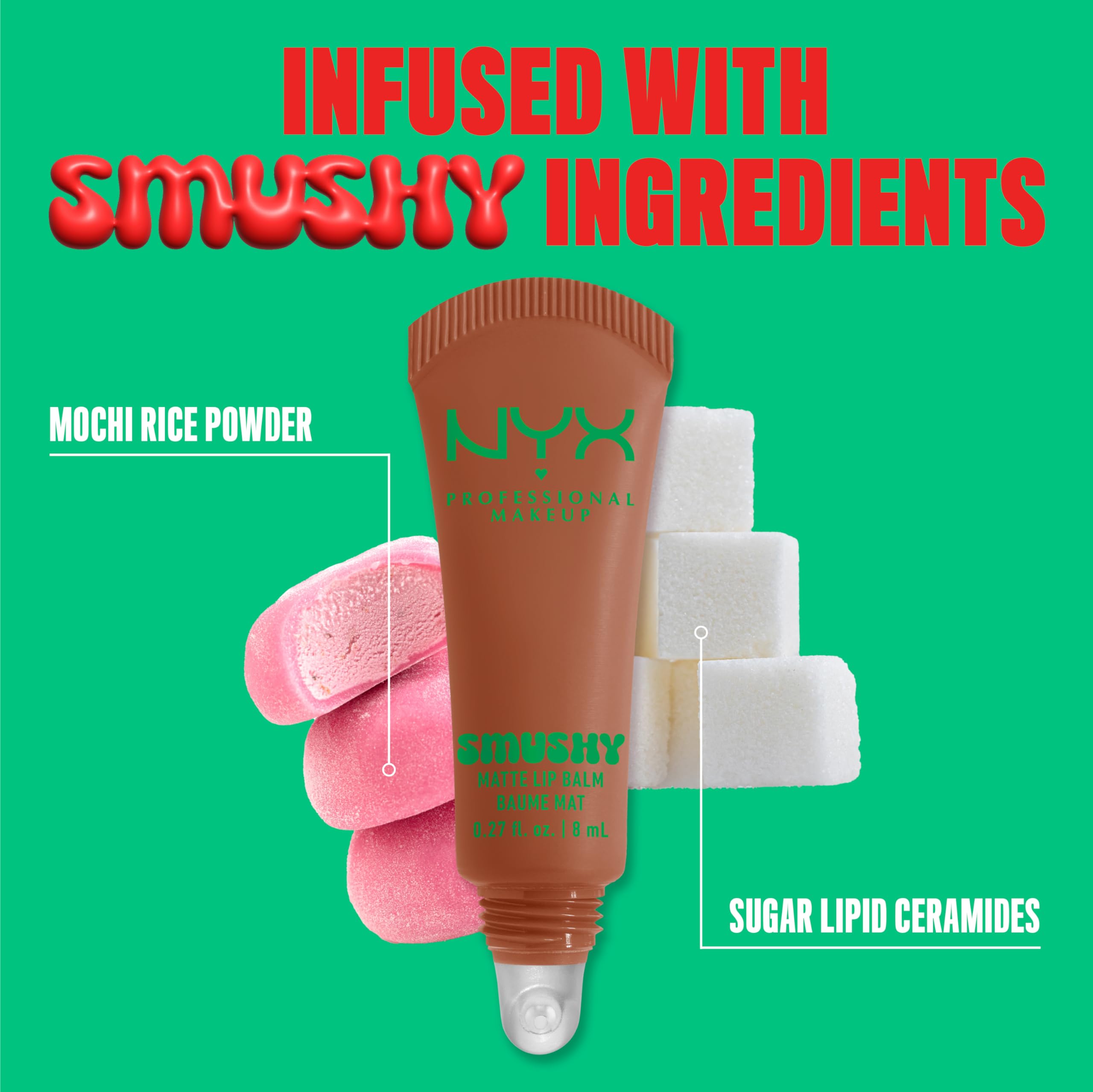 Smushy Matte Lip Balm 12 tonos versátiles para cualquier ocasión