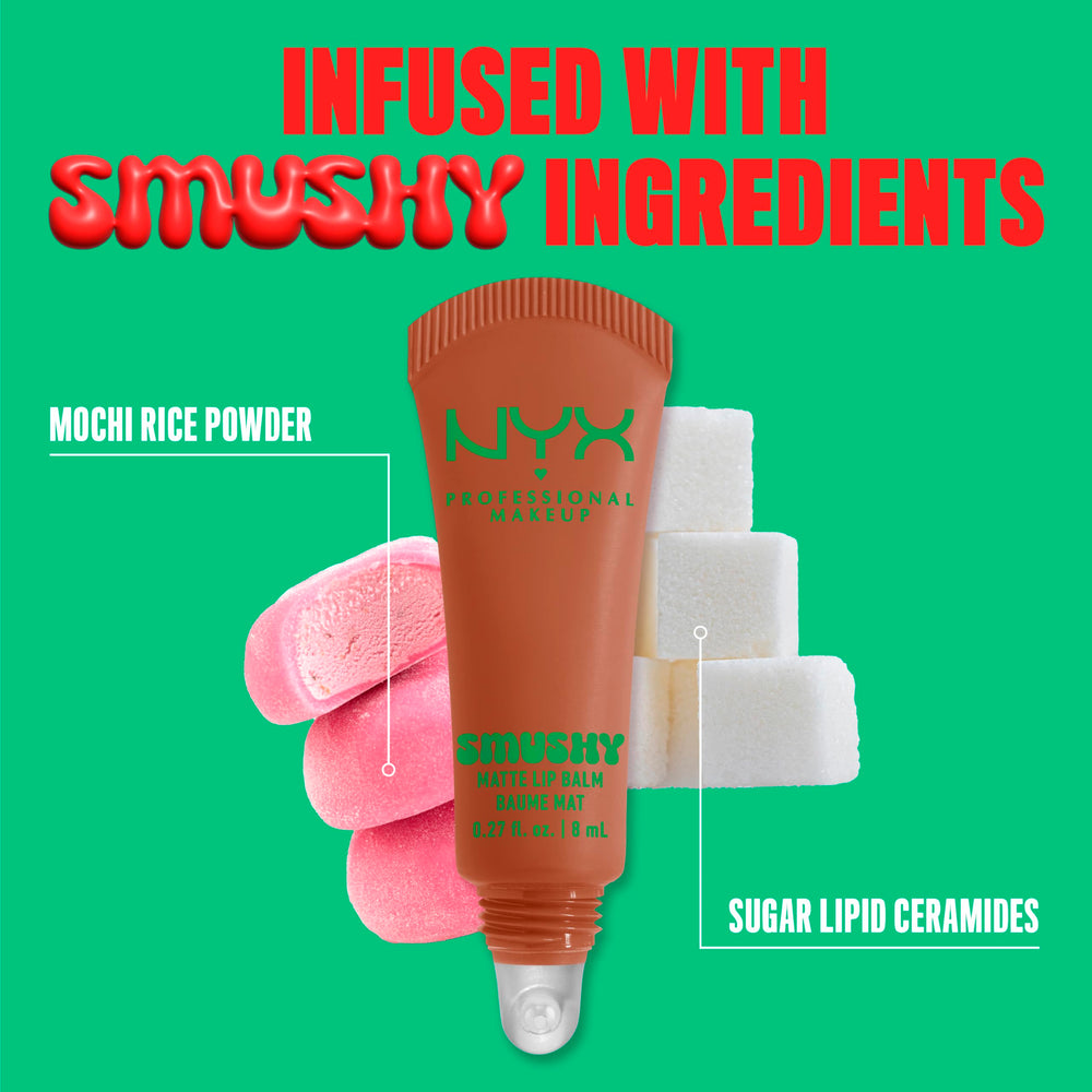 Smushy Matte Lip Balm 12 tonos versátiles para cualquier ocasión