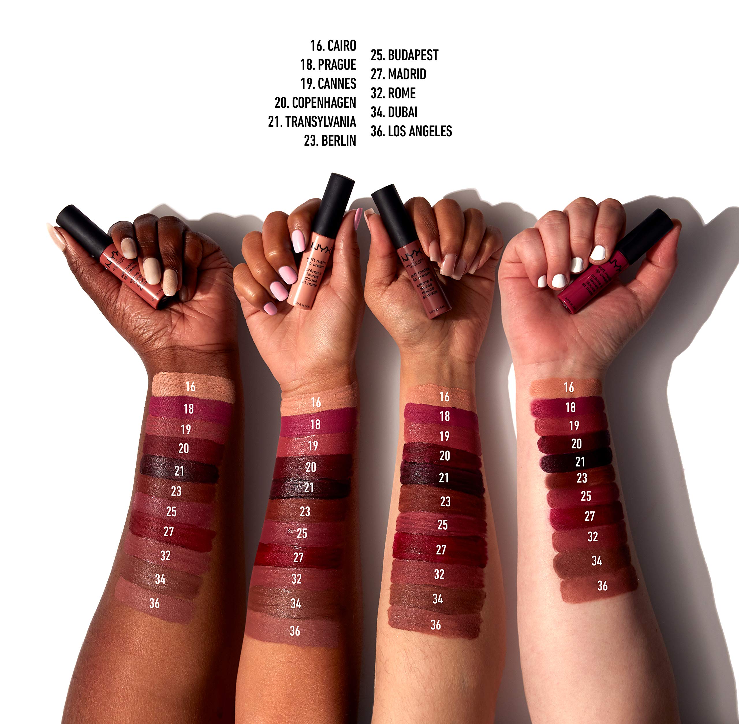 NYX Soft Matte Lip Cream Copenhagen: fragancia suave que añade sensación agradable al aplicar.