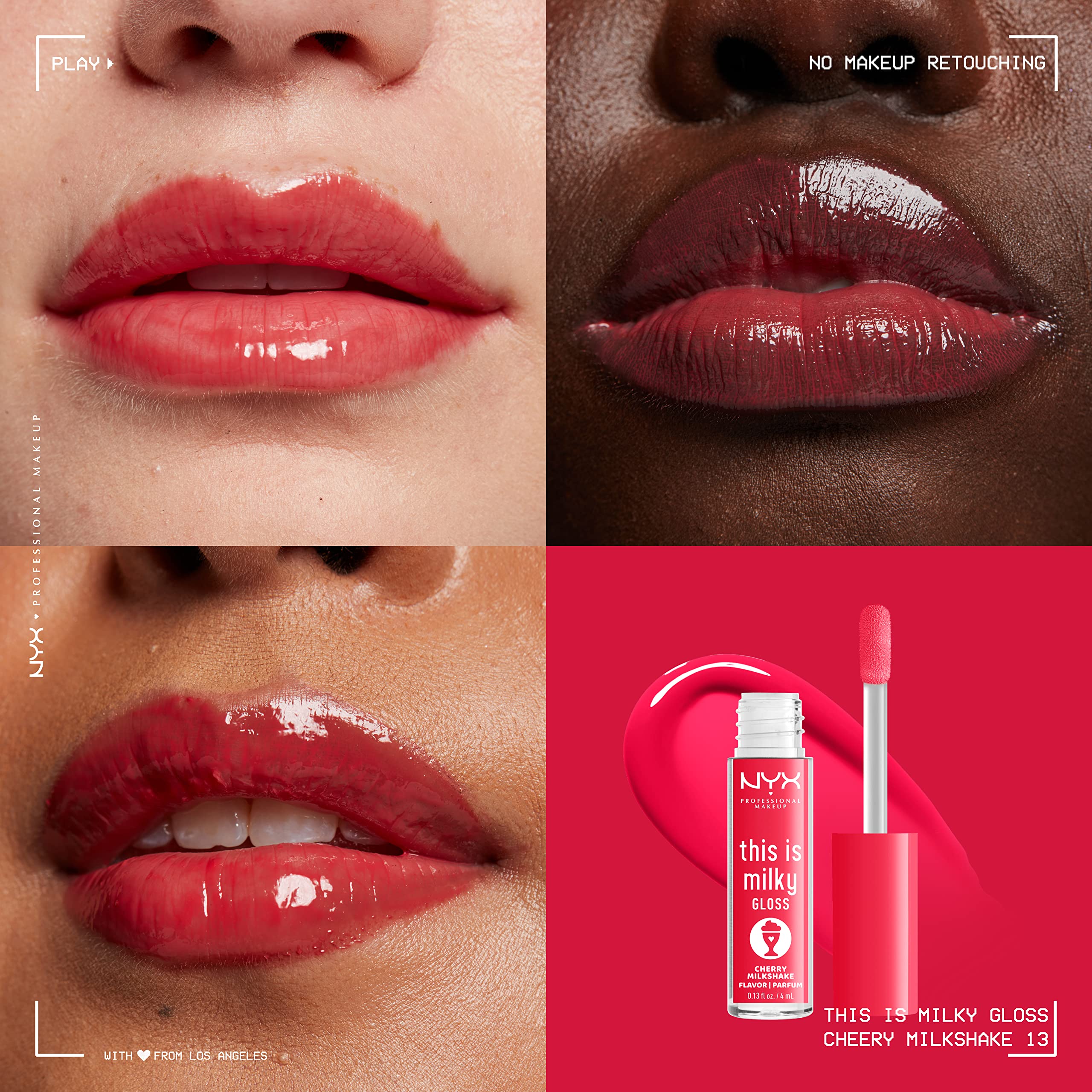 NYX This Is Milky Gloss textura sedosa en los labios