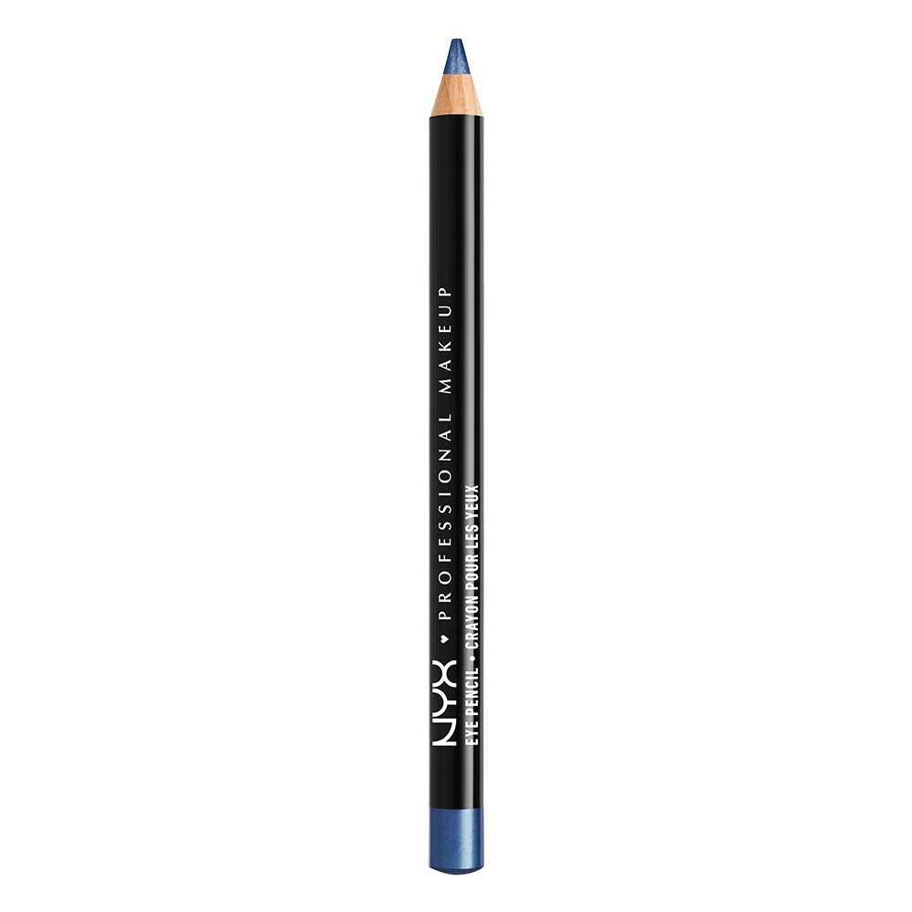 Lápiz delineador NYX Slim Eye Pencil Sapphire para delineado preciso y duradero.