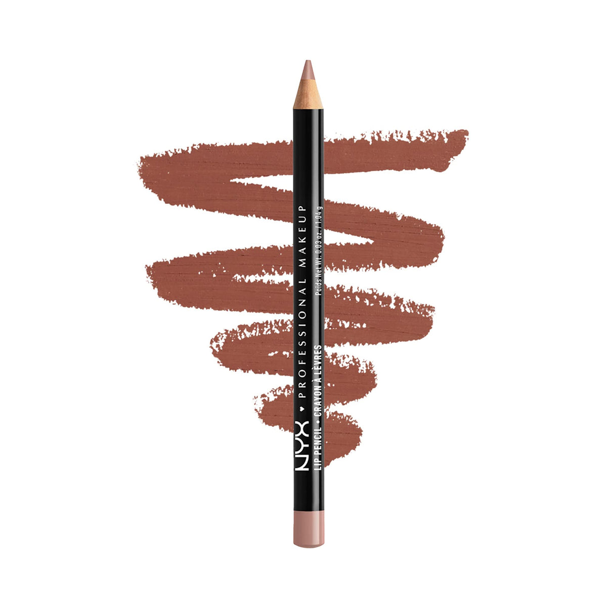 Lápiz NYX Slim Coffee: textura cremosa que desliza para delinear suavemente
