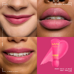 NYX Smushy Matte Lip Balm: fórmula suave para color diario