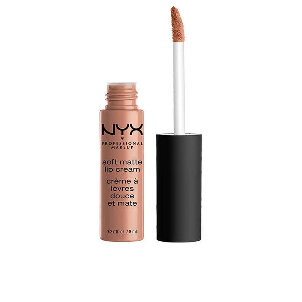 NYX Soft Matte Lip Cream London: tono beige medio, acabado suave y duradero para labios
