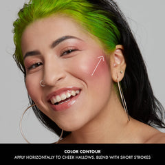 Bombshell de NYX Sweet Cheeks aporta tono rosado suave