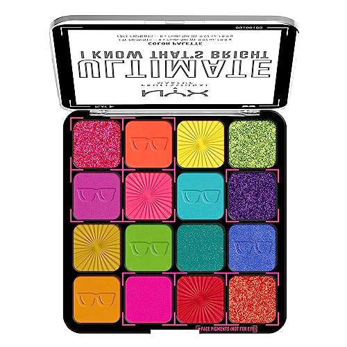 NYX Ultimate Shadow Palette features matte, satin, and shimmer finishes for versatile looks.