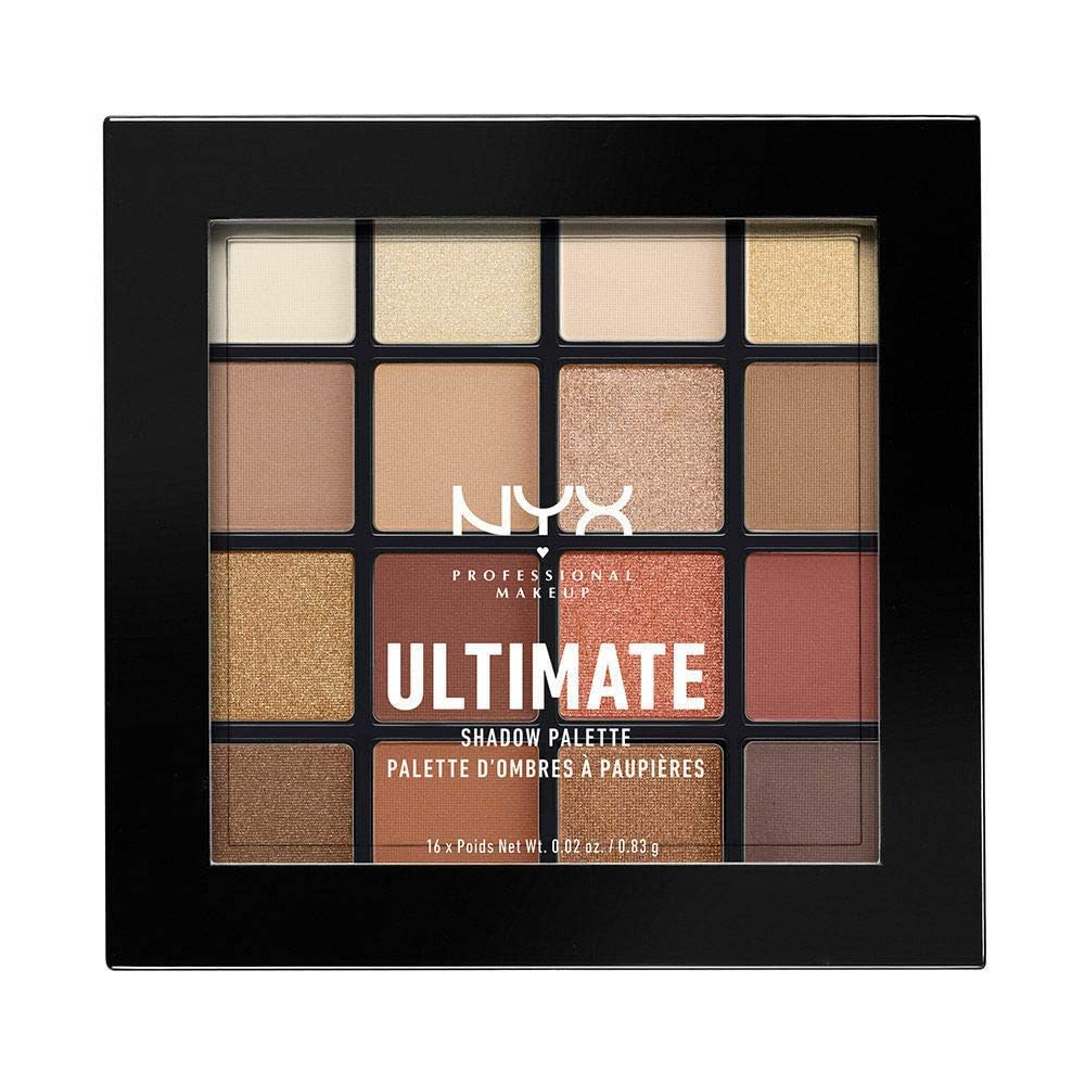 NYX PROFESSIONAL MAKEUP Paleta sombras neutras cálidas para ojos intensos.