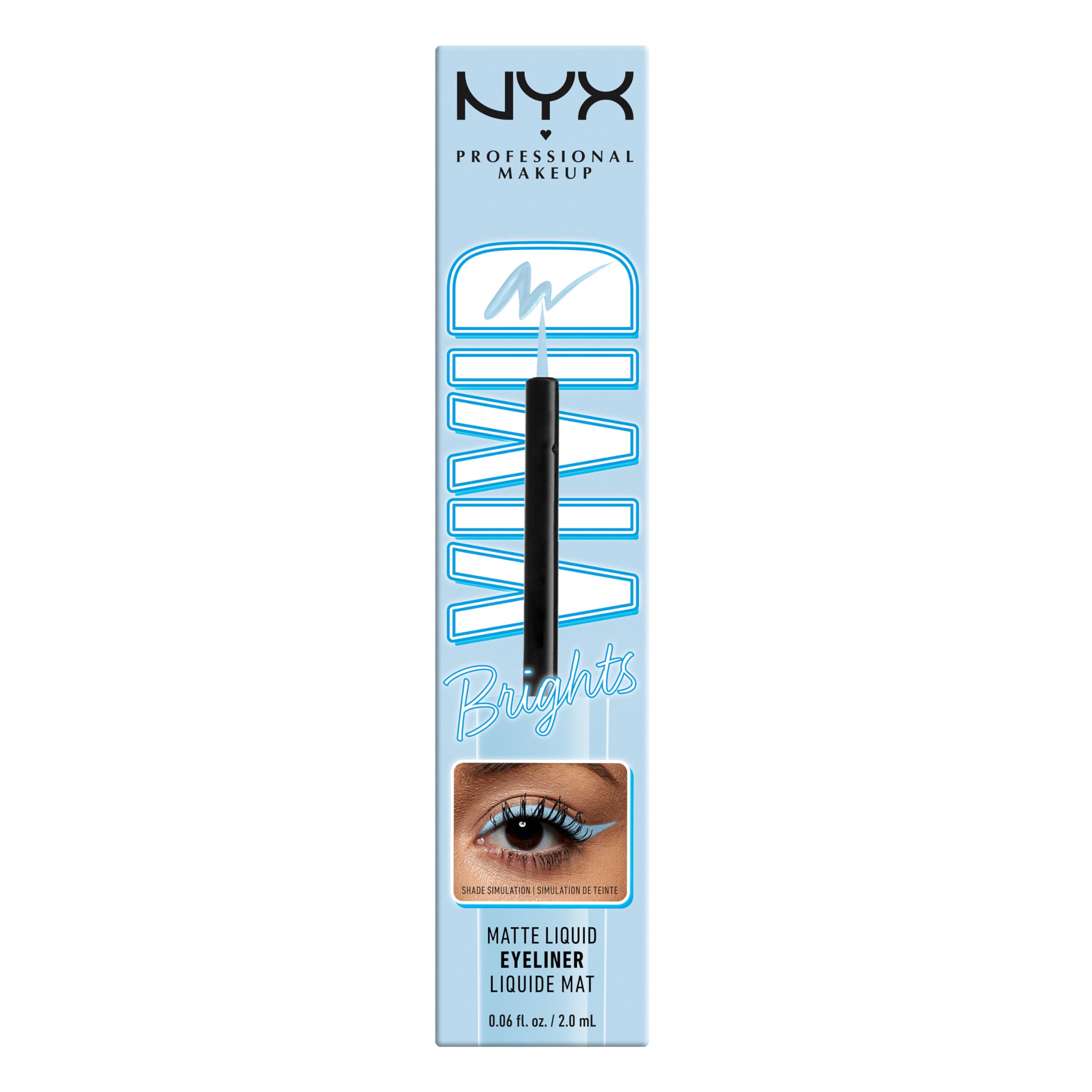 NYX Vivid Brights Blue Thang: complemento perfecto para definir la mirada.