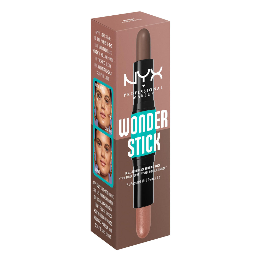 NYX Wonder Stick acabado natural y suave.