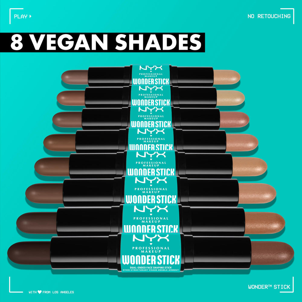 NYX Wonder Stick aplicación precisa para mezcla suave.