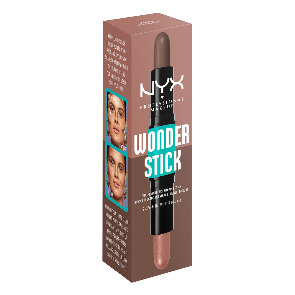NYX Wonder Stick facilidad de mezcla para un look uniforme.