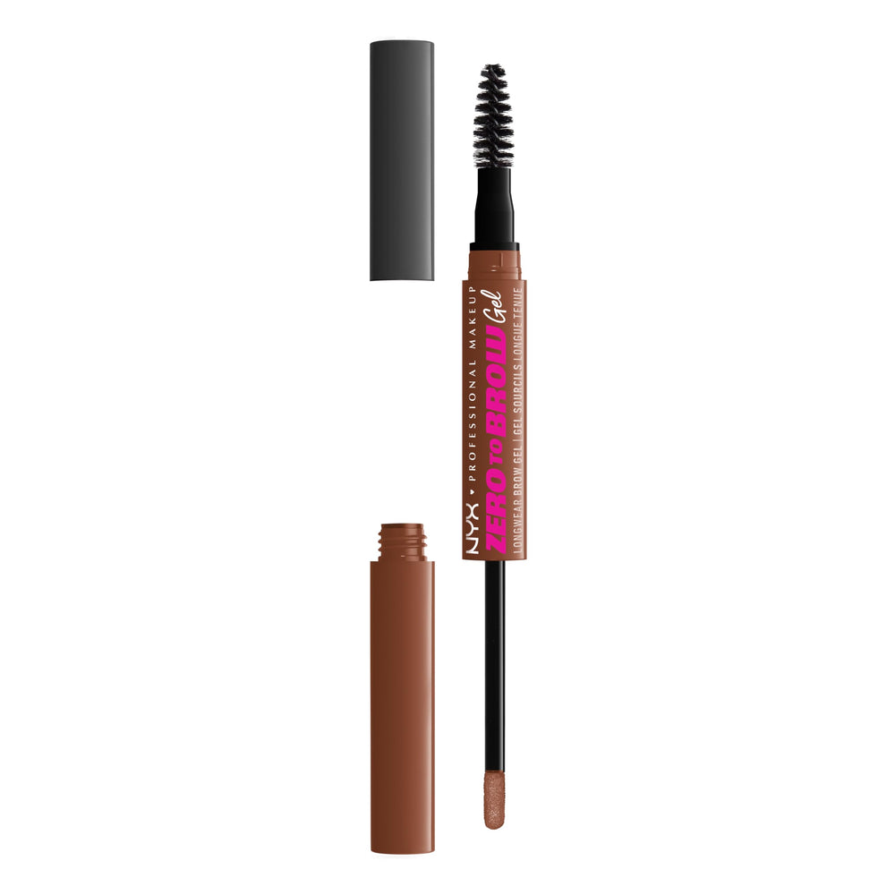 NYX PROFESSIONAL MAKEUP Zero to Brow con aplicador doble ofrece definición precisa para cejas.