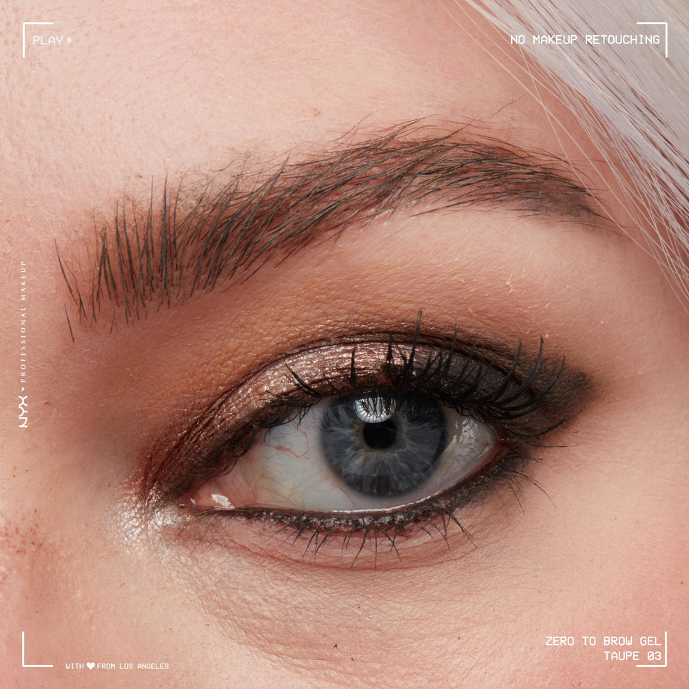 NYX Zero to Brow cepillo espiral para difuminar líneas