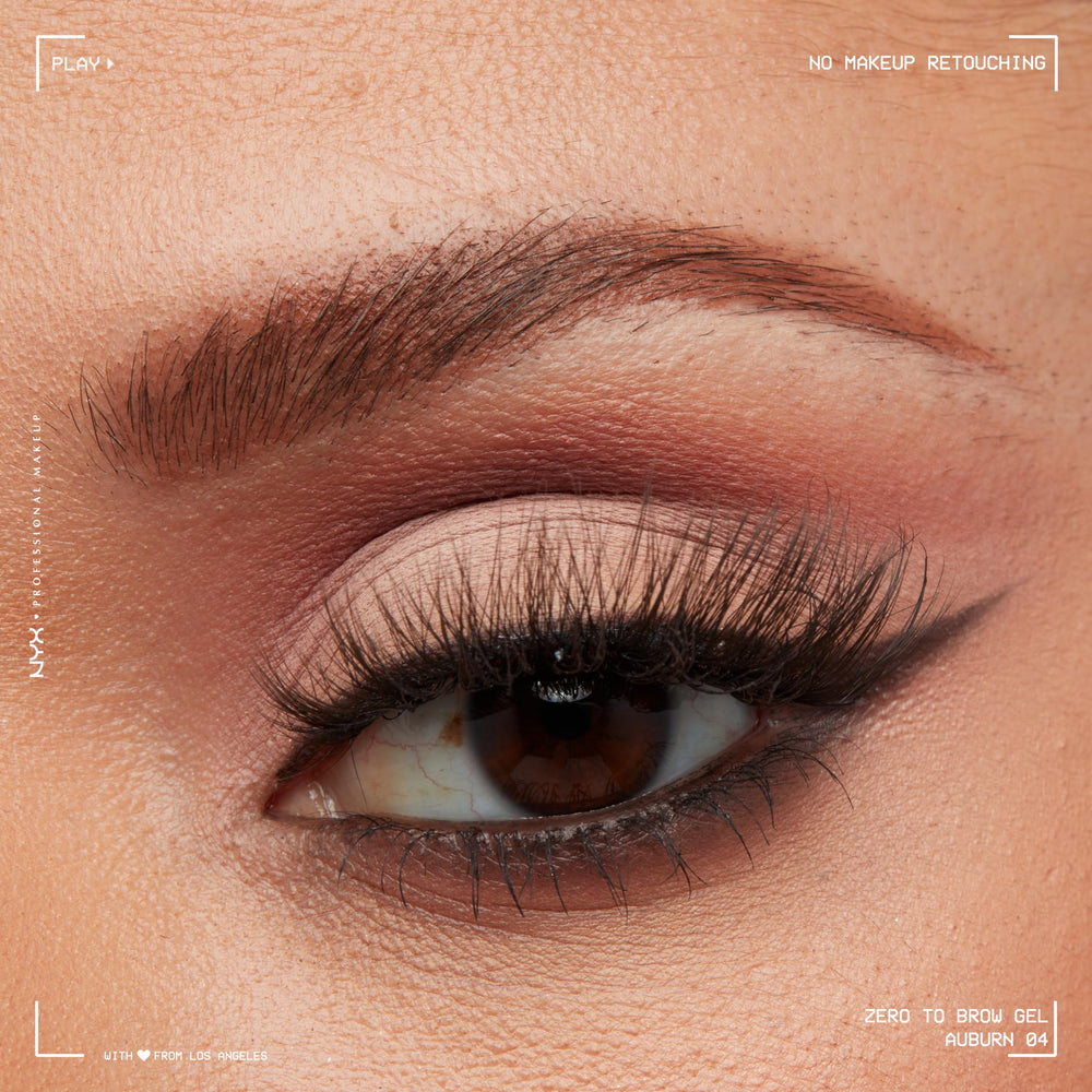 NYX PROFESSIONAL MAKEUP Zero to Brow: aplicación suave sin líneas visibles.