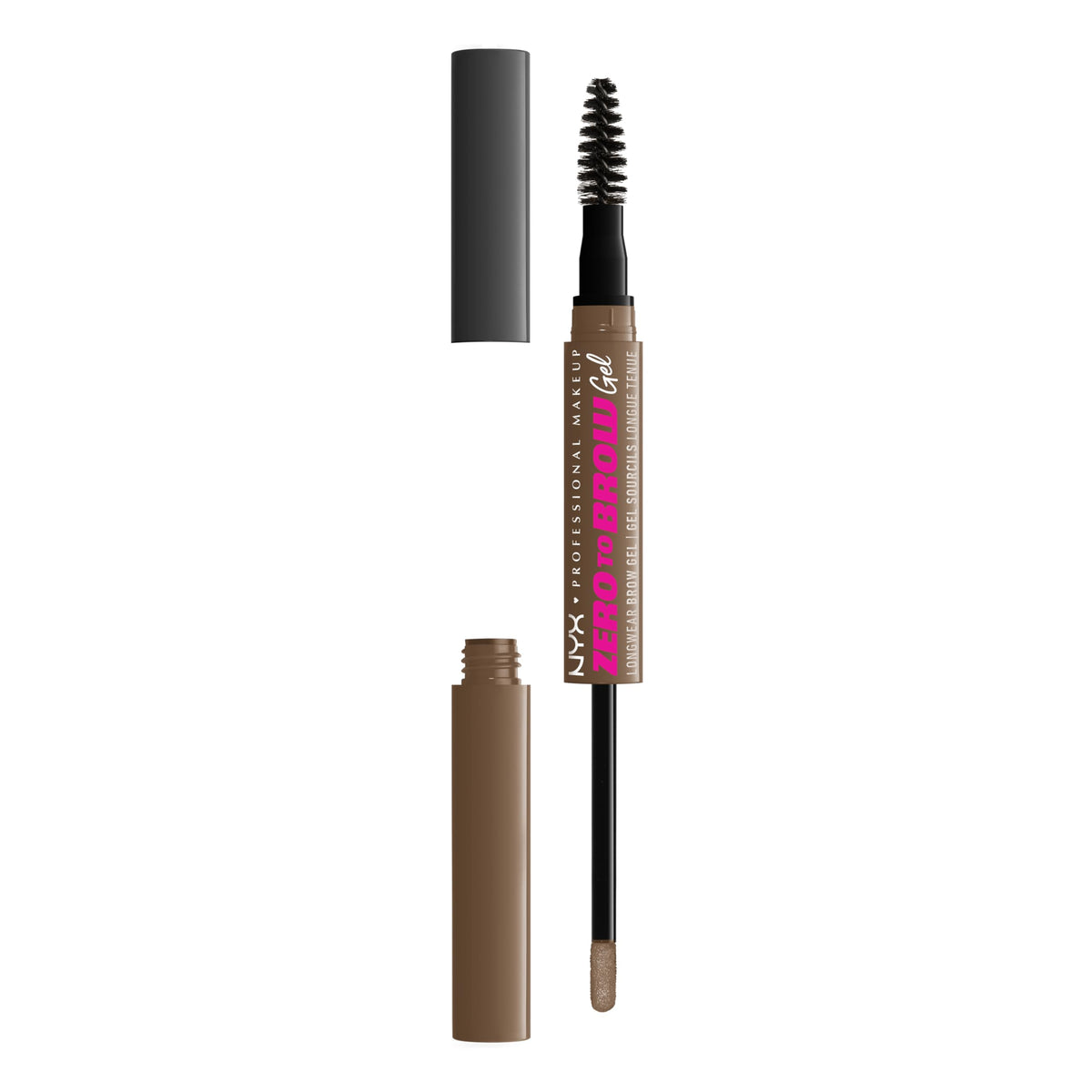 NYX Zero to Brow gel con aplicador preciso para definir cejas.
