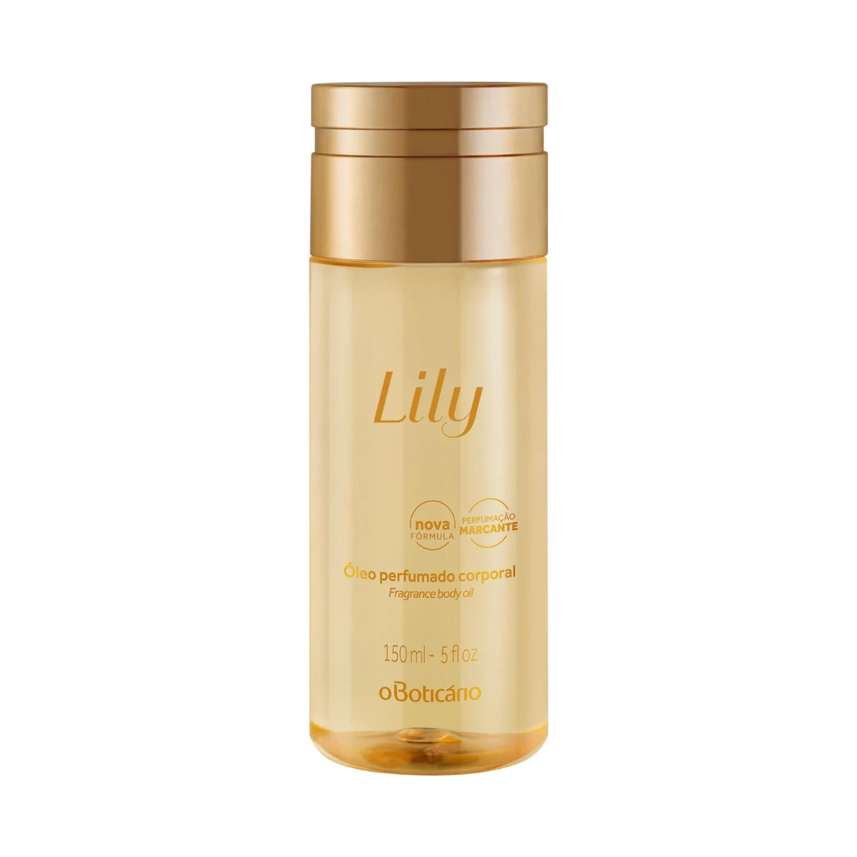 O Boticário Lily: bouteille élégante prête à l’utilisation.