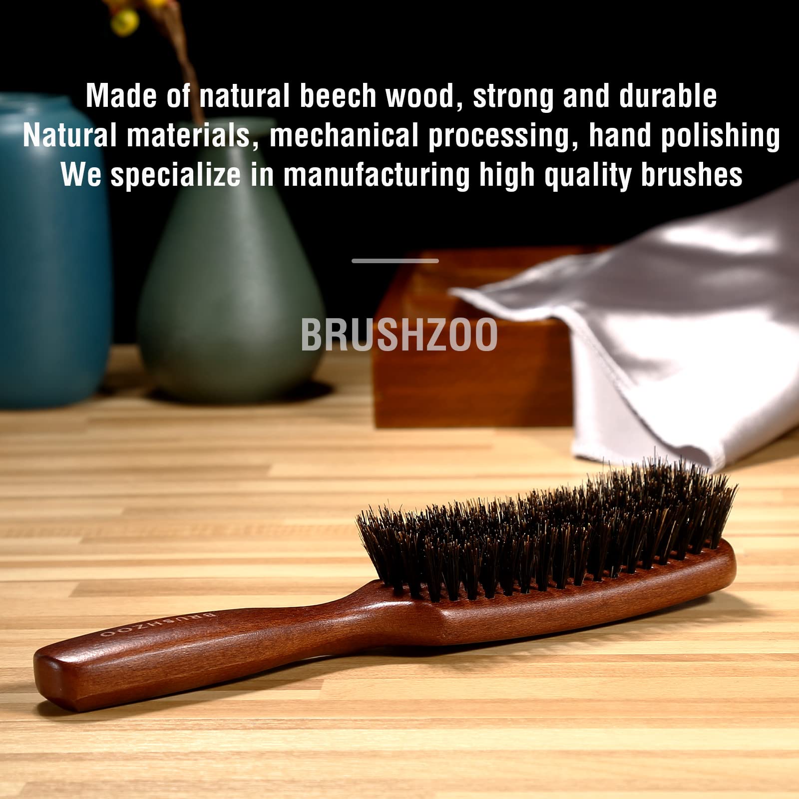 O BRUSHZOO acabado brillo natural: pelo más saludable tras el peinado