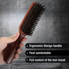 O BRUSHZOO detalle de cerdas jabali: suavidad y control en el peinado