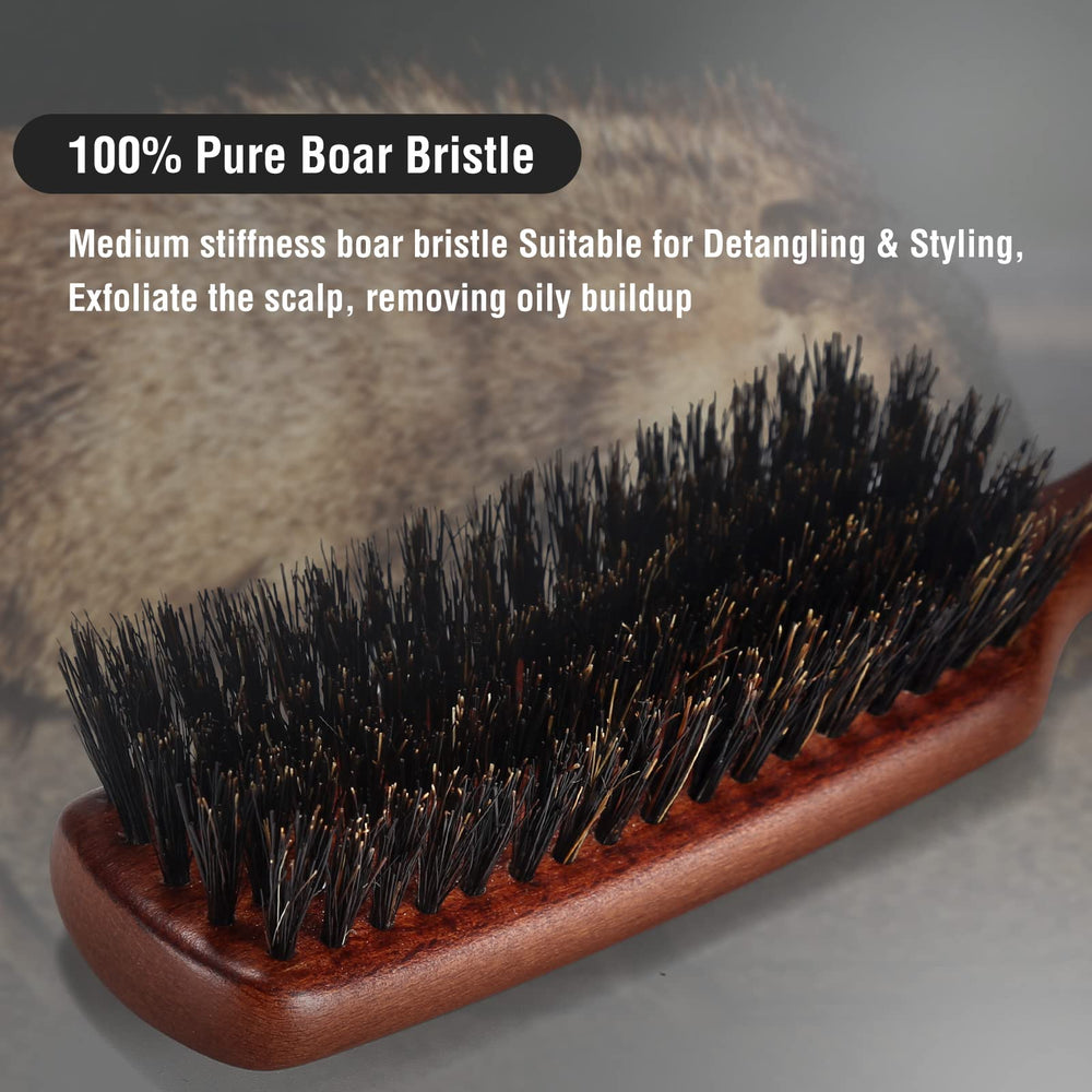 O BRUSHZOO mano sosteniendo cepillo para cabello sano