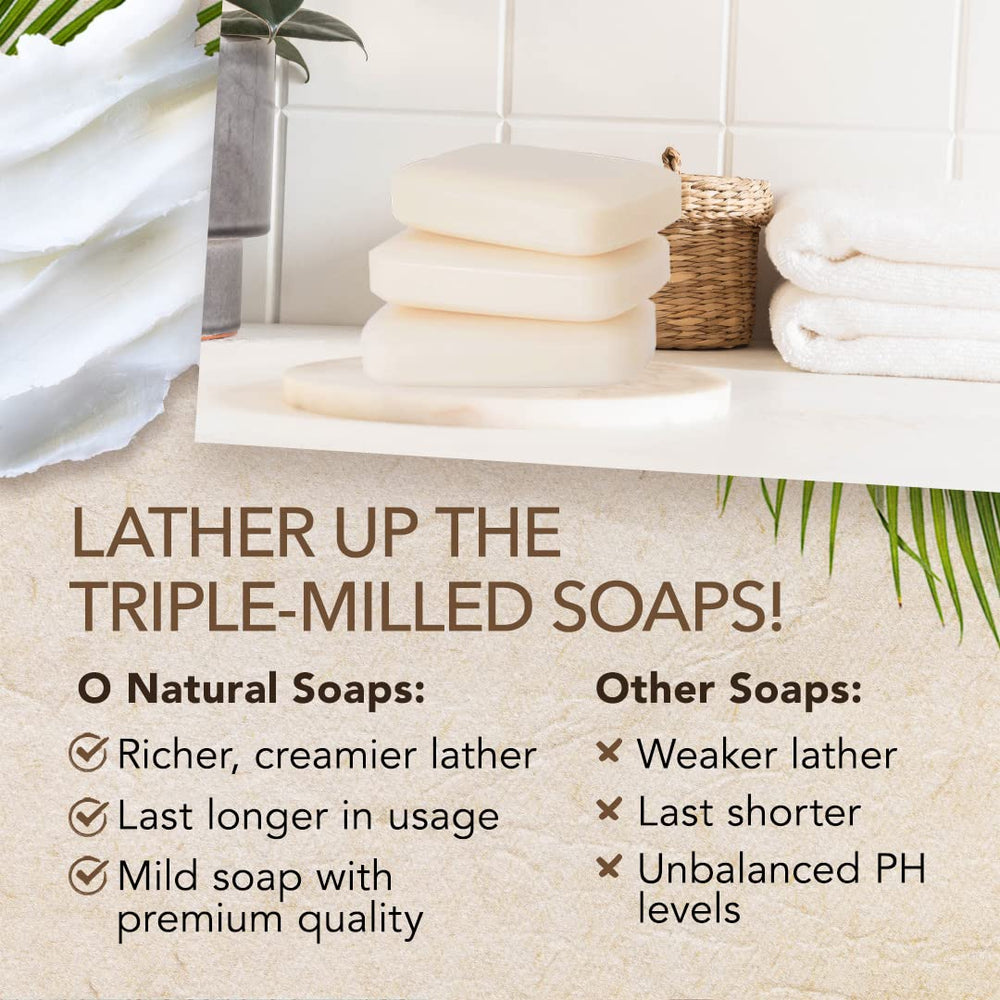 Empaque natural de O Naturals, opción sostenible para el baño.