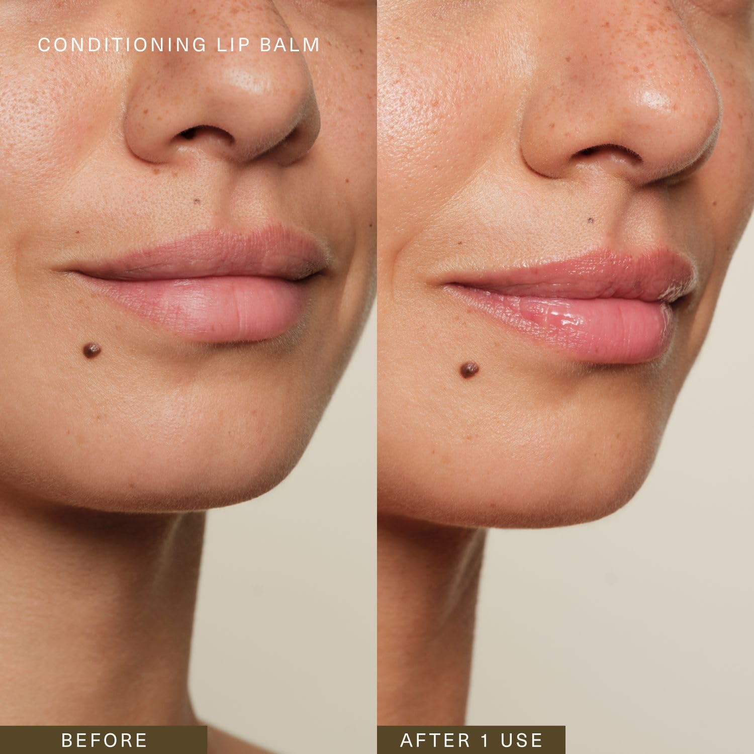 Oak Essentials bálsamo labial con aceites botánicos para suavizar labios.
