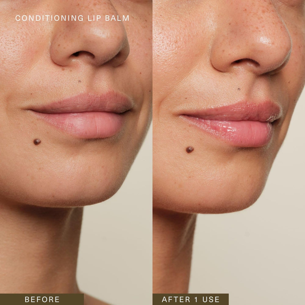 Oak Essentials bálsamo labial con aceites botánicos para suavizar labios.
