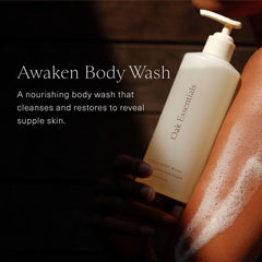 Oak Essentials Awaken Body Wash aroma a lavanda para relajación corporal