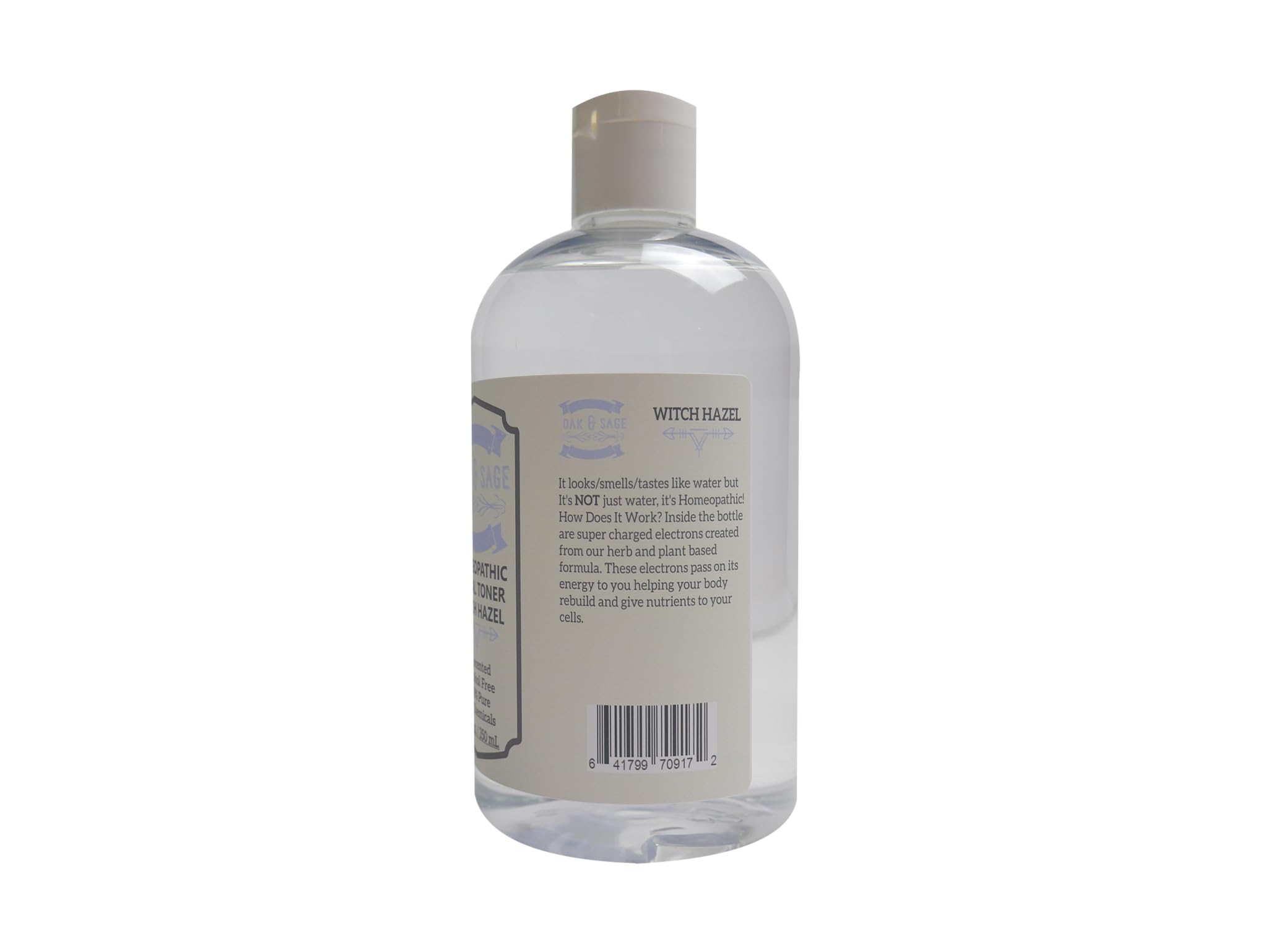 Fórmula basada en hierbas de Oak & Sage para cuidado suave.