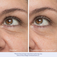 Textura gel refrescante revitaliza la zona ocular.